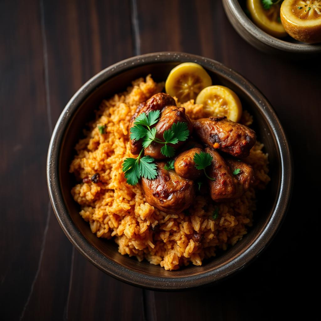 Jollof Rice & Grilled Chicken